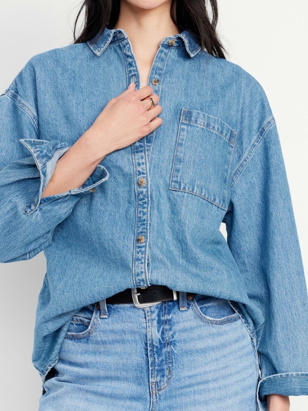 Old Navy Light Blue Straight Leg Jeans